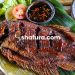 Ikan Bakar Teflon dengan Sambal Segar Perasan Jeruk Nipis